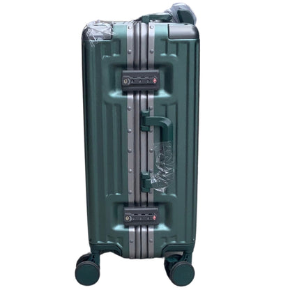 Sanzheng 6003 Carry-On Luggage with Aluminum Style, Laptop front open, cup holder and charger