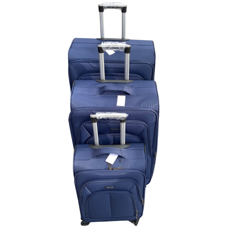 Dejuno Navy 2306 Fabric Luggage